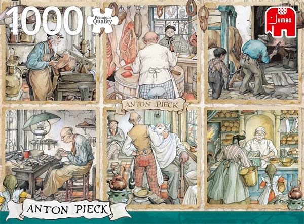 Jumbo (18817) - Anton Pieck: "Craftmanship" - 1000 pezzi