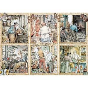 Jumbo (18817) - Anton Pieck: "Craftmanship" - 1000 pezzi