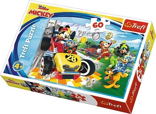 Trefl (17322) - "Disney, Mickey and the Roadster Racers" - 60 pezzi