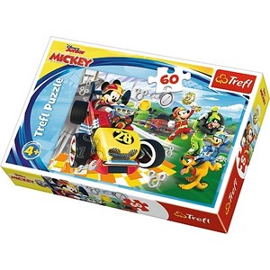 Trefl (17322) - "Disney, Mickey and the Roadster Racers" - 60 pezzi