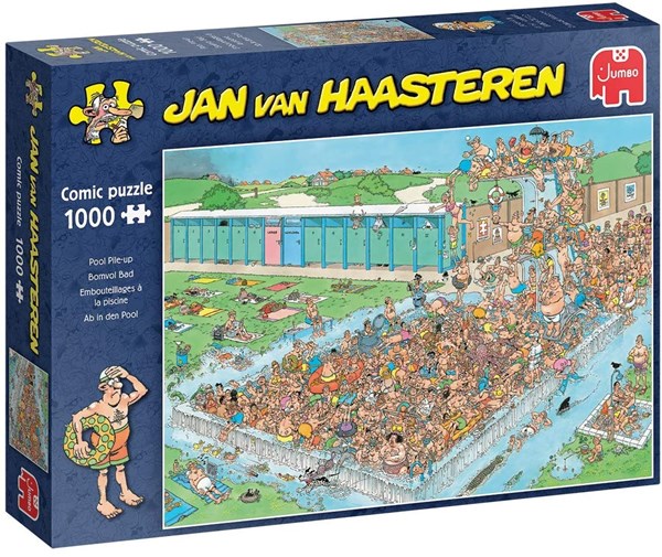 Jumbo (20039) - Jan van Haasteren: "Pool Pile-Up" - 1000 pezzi
