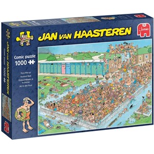 Jumbo (20039) - Jan van Haasteren: "Pool Pile-Up" - 1000 pezzi