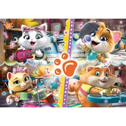 Clementoni (27539) - "44 Cats" - 104 pezzi