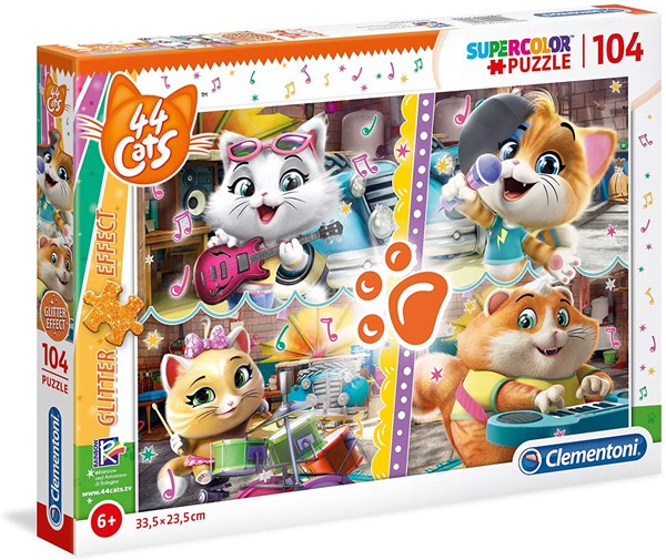 Clementoni (27539) - "44 Cats" - 104 pezzi