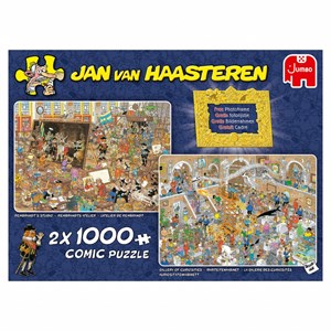 Jumbo (20032) - Jan van Haasteren: "A Trip to the Museum" - 1000 pezzi