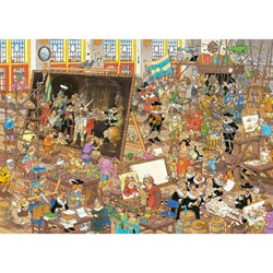 Jumbo (20032) - Jan van Haasteren: "A Trip to the Museum" - 1000 pezzi