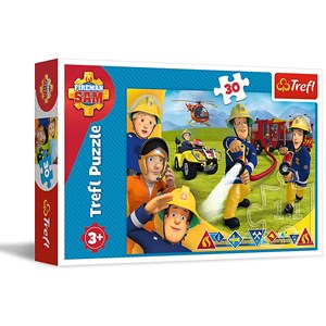 Trefl (18244) - "Fireman Sam" - 30 pezzi