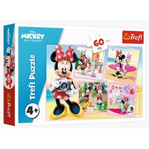 Trefl (17360) - "Lovely Minnie" - 60 pezzi