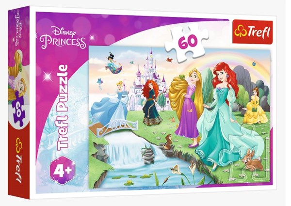 Trefl (17361) - "Meet the Princesses" - 60 pezzi