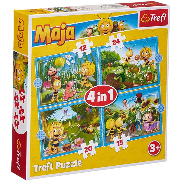 Trefl (34356) - "Maya the Bee Adventures" - 12 15 20 24 pezzi