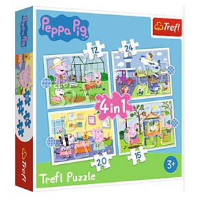 Trefl (34359) - "Holiday reccolection, Peppa Pig" - 12 15 20 24 pezzi