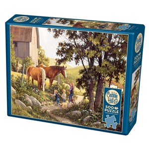 Cobble Hill (85038) - Douglas Laird: "Summer Horses" - 500 pezzi