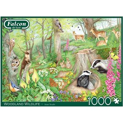 Falcon (11322) - Anne Searle: "Woodland Wildlife" - 1000 pezzi