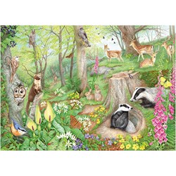 Falcon (11322) - Anne Searle: "Woodland Wildlife" - 1000 pezzi