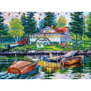 Buffalo Games (11243) - Darrell Bush: "Cottage Retreat" - 1000 pezzi