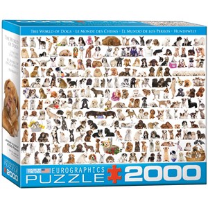 Eurographics (8220-0581) - "The World of Dogs" - 2000 pezzi