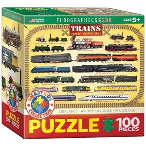 Eurographics (8100-0090) - "Trains" - 100 pezzi