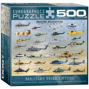 Eurographics (8500-0088) - "Military Helicopters" - 500 pezzi