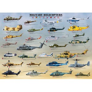 Eurographics (8500-0088) - "Military Helicopters" - 500 pezzi