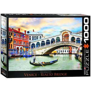 Eurographics (6000-0766) - "Rialto Bridge, Venice" - 1000 pezzi