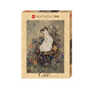 Heye (29610) - Jane Crowther: "Siamese" - 1000 pezzi