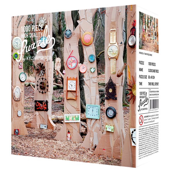 Kylskåpspoesi (00471) - "Clocks and Trees" - 1000 pezzi