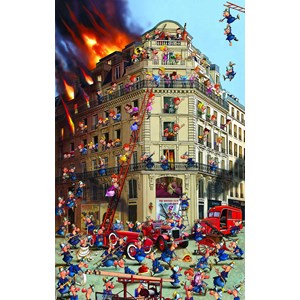 Piatnik (535444) - François Ruyer: "Fire Brigade" - 1000 pezzi