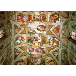 Piatnik (539343) - Michelangelo: "The Ceiling of the Sistine Chapel" - 1000 pezzi