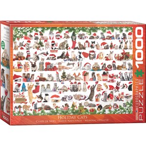 Eurographics (6000-0940) - "Holiday Cats" - 1000 pezzi