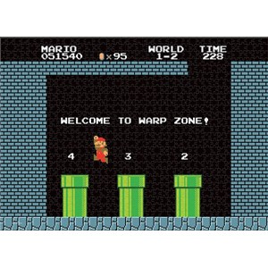 USAopoly (PZ005-482) - "Super Mario 1-2 Welcome to Warp Level" - 1000 pezzi