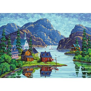 Ravensburger (19542) - "The Saguenay Fjord" - 1000 pezzi