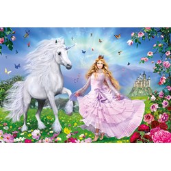 Schmidt Spiele (55565) - "The Unicorn Princess" - 100 pezzi