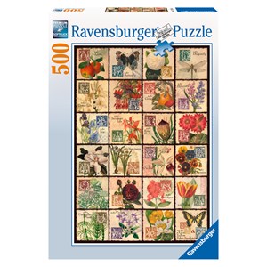 Ravensburger (14126) - "Vintage Flora" - 500 pezzi