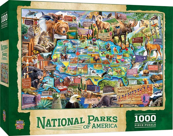 MasterPieces (71794) - "National Parks of America" - 1000 pezzi