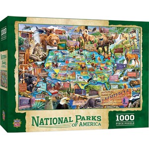 MasterPieces (71794) - "National Parks of America" - 1000 pezzi