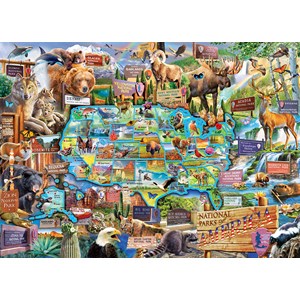 MasterPieces (71794) - "National Parks of America" - 1000 pezzi