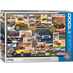 Eurographics (6000-0758) - "Jeep Advertising Collection" - 1000 pezzi
