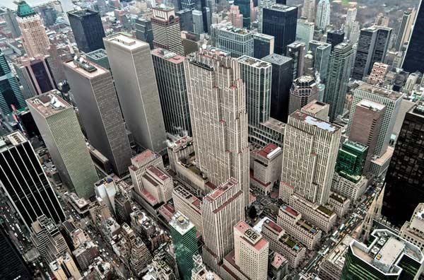 Piatnik (5374) - "New York City Skyview" - 1000 pezzi