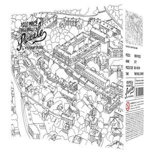 Kylskåpspoesi (00549) - "City Sketch" - 1000 pezzi