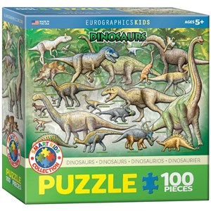 Eurographics (6100-0098) - "Dinosaurs" - 100 pezzi