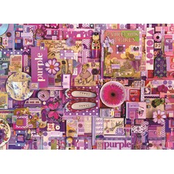 Cobble Hill (51866) - Shelley Davies: "Purple" - 1000 pezzi