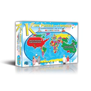 A Broader View (152A) - "Kids' Puzzle of the World" - 80 pezzi