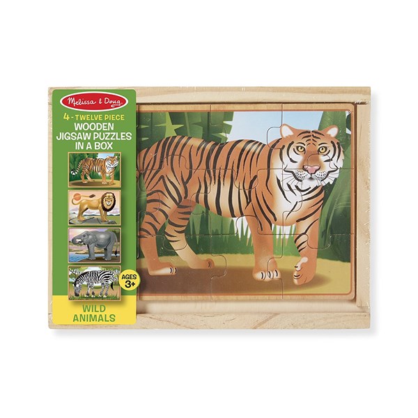 Melissa and Doug (3796) - "Wild Animals" - 12 pezzi