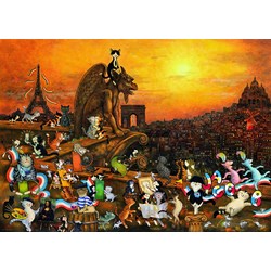 Heye (29750) - "Cats in Paris" - 1000 pezzi