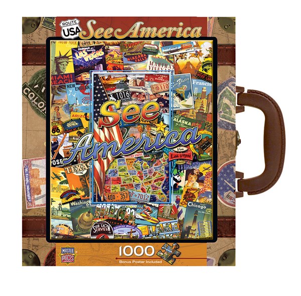 MasterPieces (71661) - Kate Ward Thacker: "See America" - 1000 pezzi