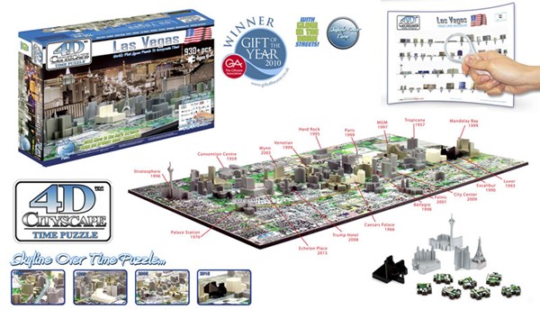 4D Cityscape (40020) - "Las Vegas" - 930 pezzi