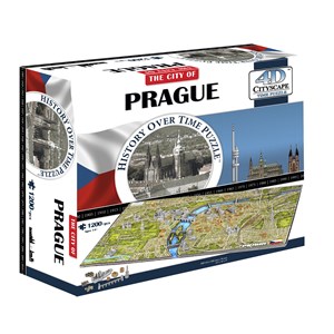 4D Cityscape (40062) - "Prague, Czech Rep" - 1200 pezzi