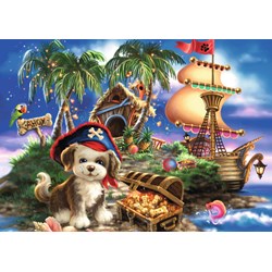 Ravensburger (08764) - Dona Gelsinger: "Puppy Pirate" - 35 pezzi