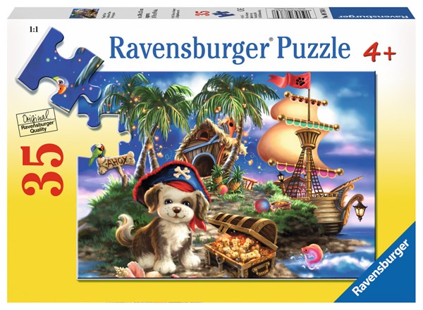 Ravensburger (08764) - Dona Gelsinger: "Puppy Pirate" - 35 pezzi