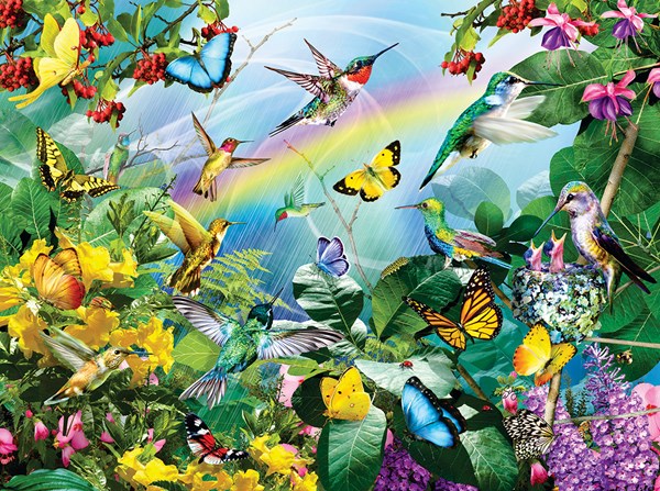 SunsOut (35002) - Lori Schory: "Hummingbird Sanctuary" - 1000 pezzi
